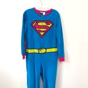 Supergirl Fleece Onesie Size 7/9